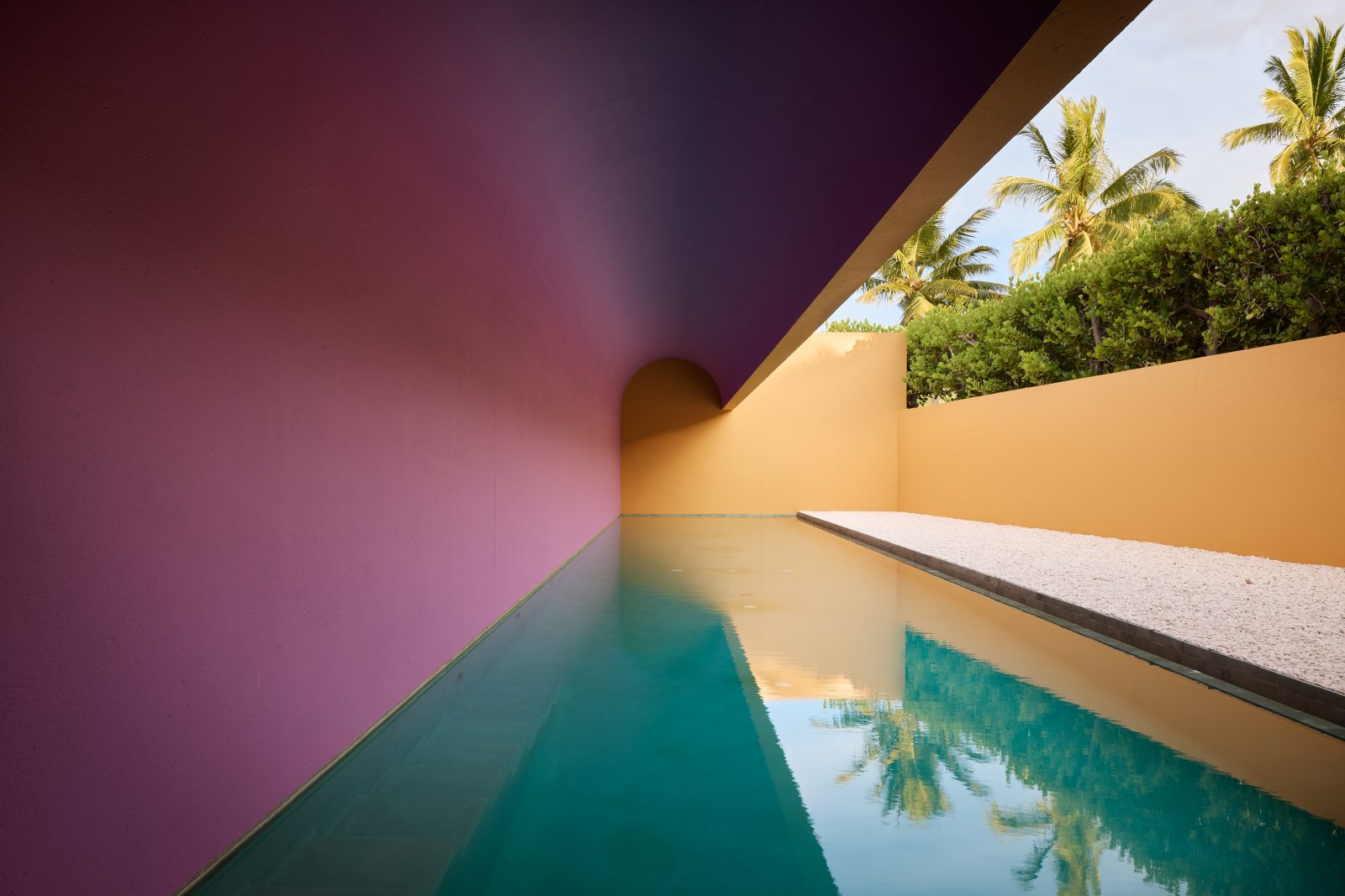 Plum Wall Pool